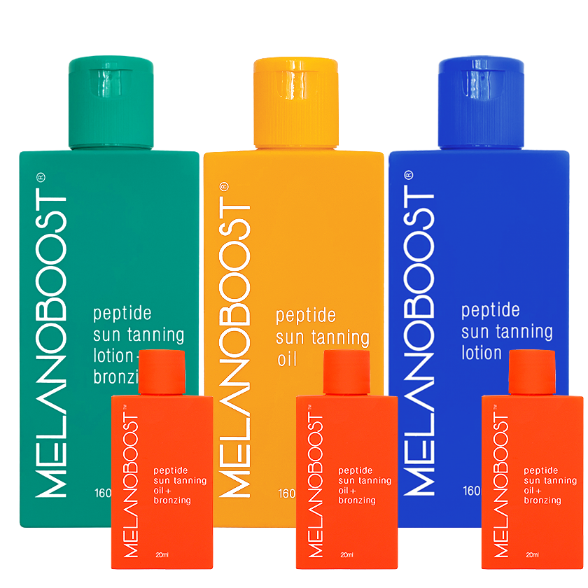 Melanoboost Peptide Sun Tanning Lotions Oil