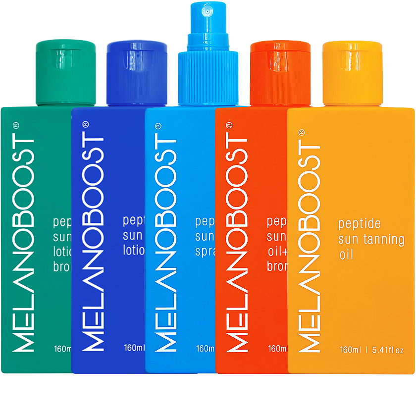 Melanoboost Peptide Sun Tanning Oils LotionsSpray