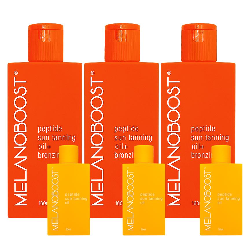 Melanoboost Peptide Sun Tanning Oil Bronzing