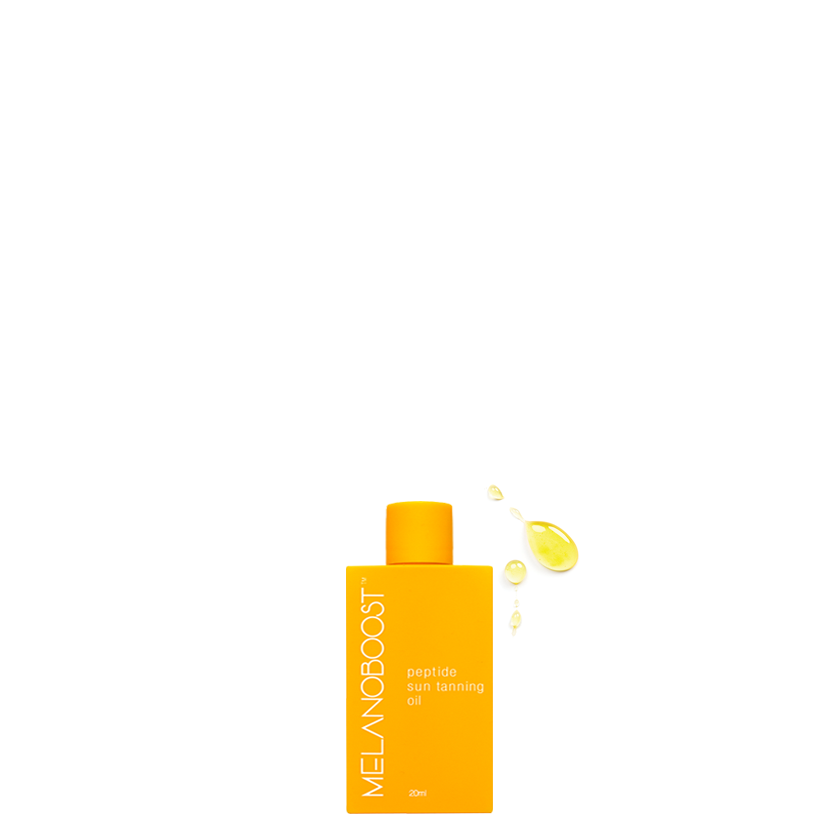 Melanoboost Peptide Sun Tan Accelerator Lotion Oil