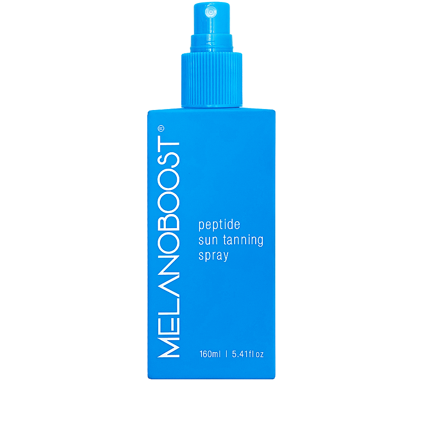 Melanin_Boosting_Melanoboost_Peptide_Sun_Tan_accelerator_Spray_on_white_background