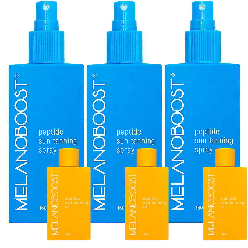 MELANOBOOST_Tan_Accelerator_Trio_Peptide Sun_Tanning_Spray