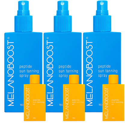 MELANOBOOST_Tan_Accelerator_Trio_Peptide Sun_Tanning_Spray